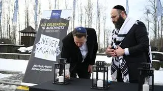 Elon Musk z wizytą w Muzeum Auschwitz-Birkenau