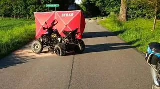 Kierowca quada zginął na miejscu