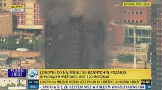 "Poczuł gryzący dym, usłyszał krzyki"