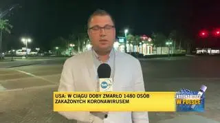 Tragiczny bilans pandemii COVID-19 w USA. Relacja korespondenta TVN24 Jana Pachlowskiego