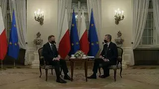 Prezydent Andrzej Duda w programie "Sprawdzam"