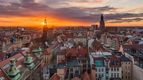 Wrocław wieczorem 