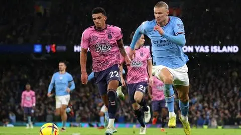 Kolejny gol Haalanda nie wystarczył. Everton zatrzymał Manchester City