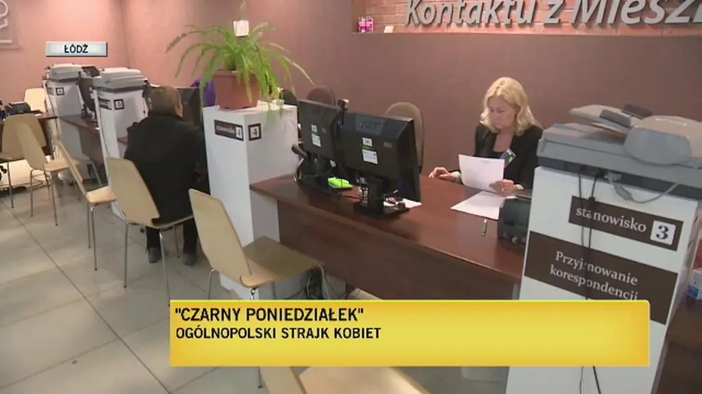 "Czarny poniedziałek" w Łodzi