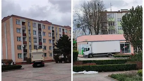 Kierowca jeździł po chodniku, został ukarany mandatem