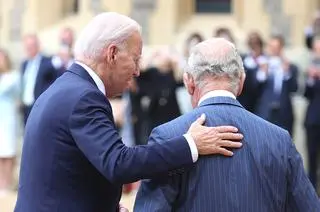 Joe Biden i Karol III spotkali się na zamku Windsor