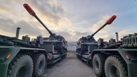 Samobieżne haubice Panzerhaubitze 2000 niemieckiej produkcji naprawiane przez Litwę