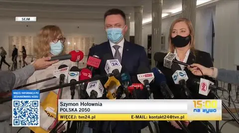 Hołownia: wzięliśmy raczej udział w czymś w rodzaju słuchowiska