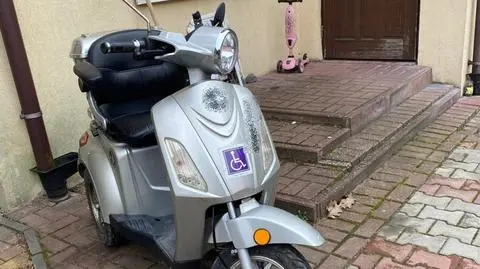 Mógł poruszać się tylko dzięki skuterowi. Aż skradziono mu ładowarkę