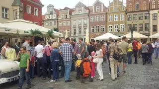 Tłumny na Starym Rynku
