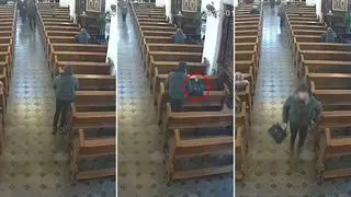 Zabrała, zostawioną na ławce, torebkę