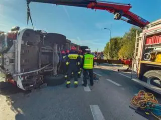 Wypadek w Małkowie