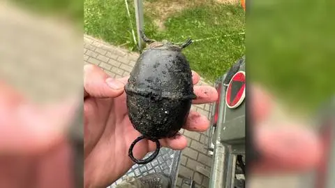 To niemiecki granat ręczny M39 z czasów II wojny światowej