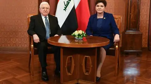 Premier Szydło spotkała się z prezydentem Iraku Fuadem Masumem