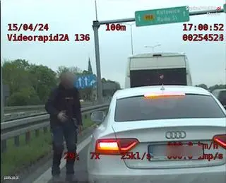 Atak agresji na Drogowej Trasie Średnicowej