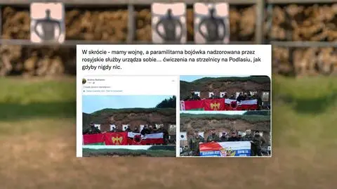 Prorosyjska "bojówka urządza ćwiczenia na strzelnicy na Podlasiu"? Zarządca obiektu tłumaczy
