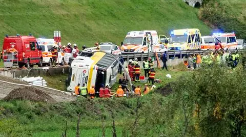 Wypadek autokaru w Szwajcarii
