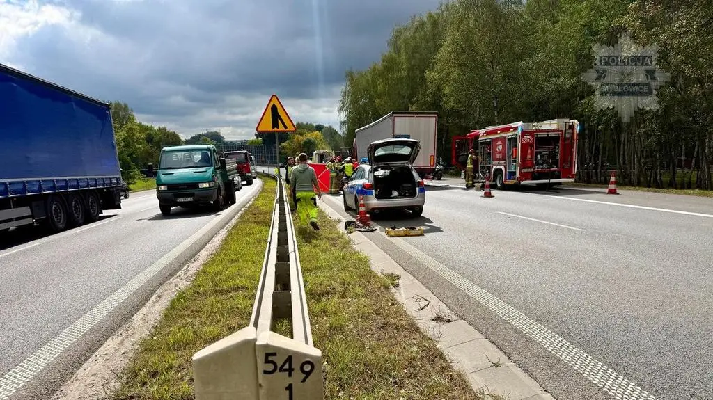 Wypadek na drodze S1