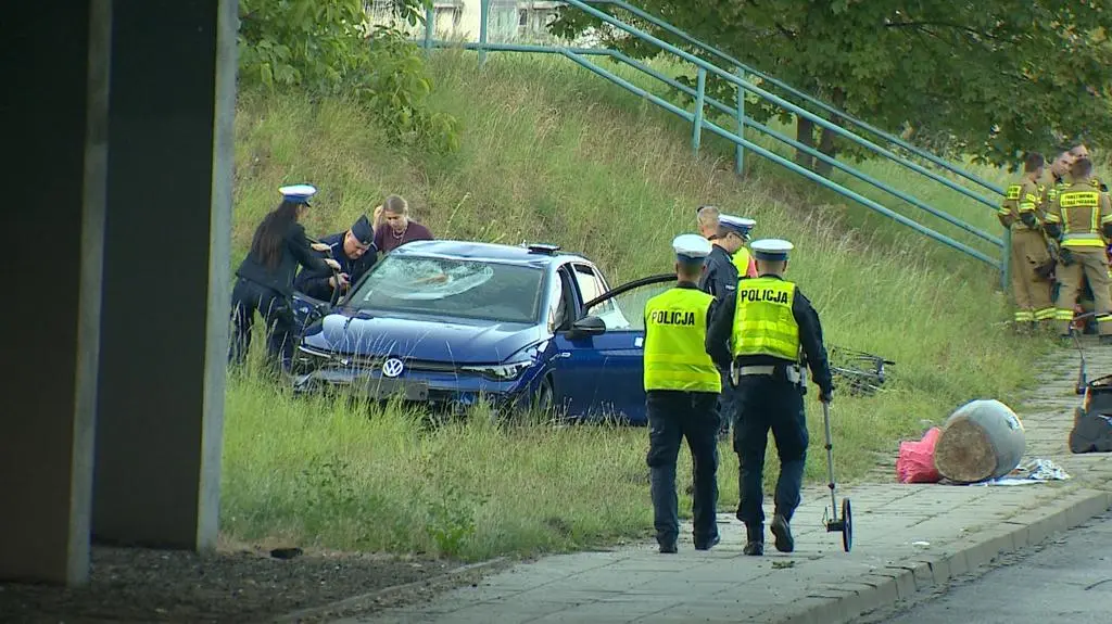 Wypadek na ulicy Solnej w Krakowie