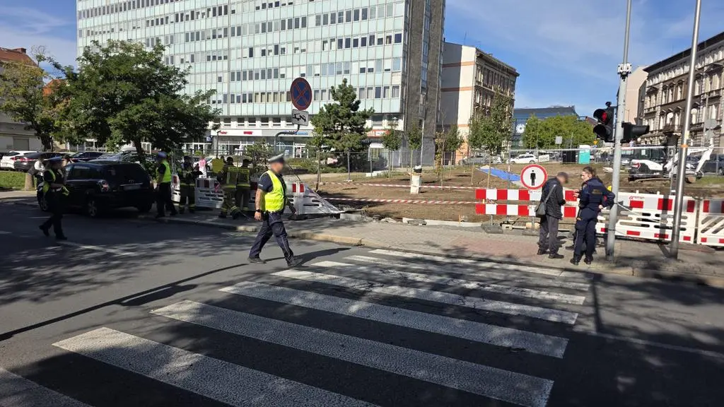 Wypadek w centrum Opola
