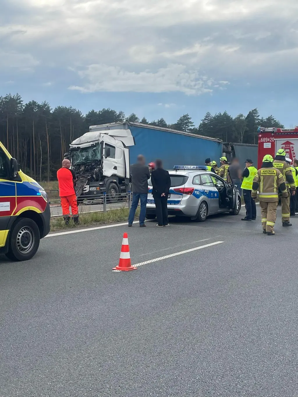 Wypadek w Porębie