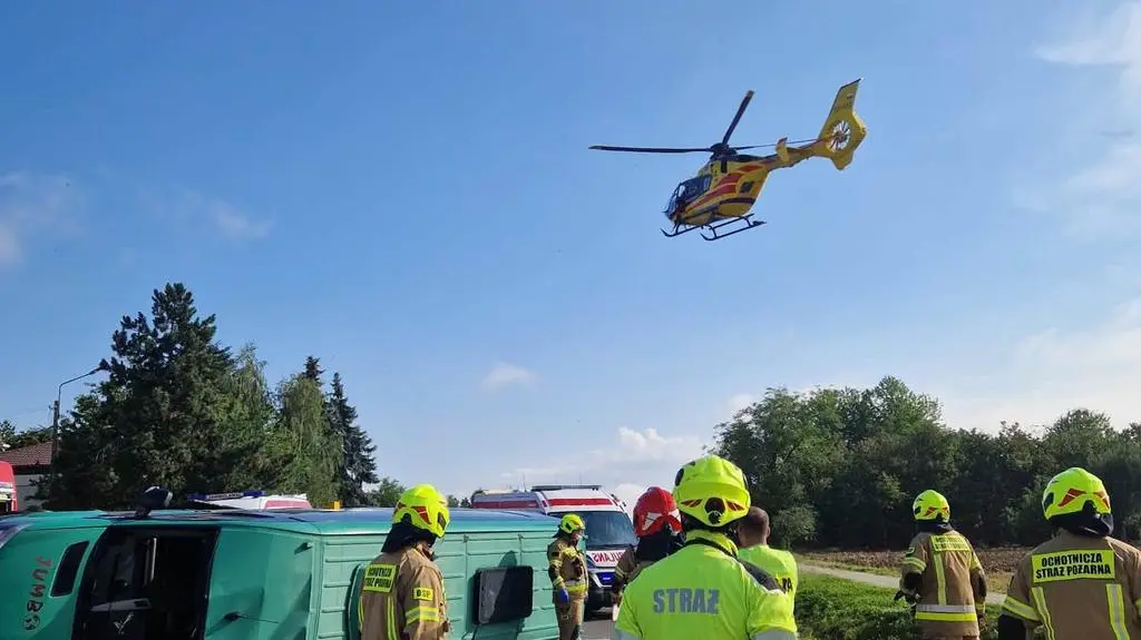Wypadek w miejscowości Rudnik Kolonia