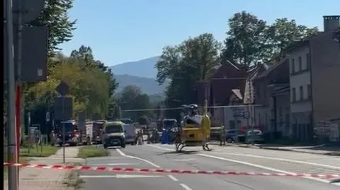Wypadek w Żywcu
