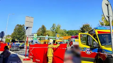 Wypadek w Żywcu
