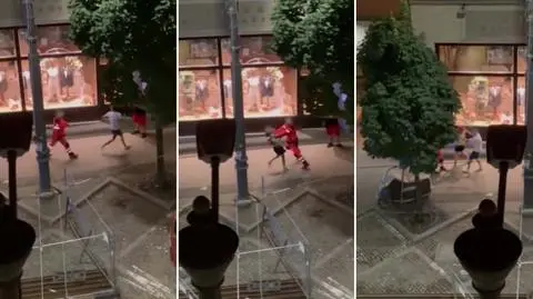 Szarpanina na ulicy Podgórnej w Poznaniu