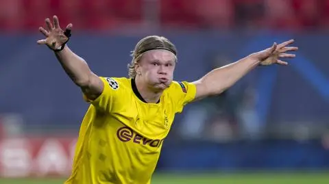 Dublet i rekord Haalanda. Borussia w dobrej sytuacji przed rewanżem