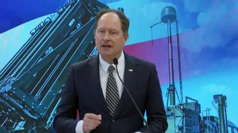 Przemówienie ambasadora USA w Polsce Marka Brzezinskiego podczas ceremonii podpisania umowy