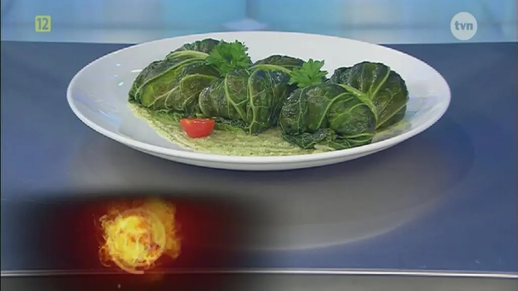 Uczestnicy przygotowali gołąbki