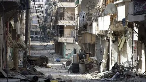 Rakiety spadły obok szkoły w Aleppo. Zginęły dzieci
