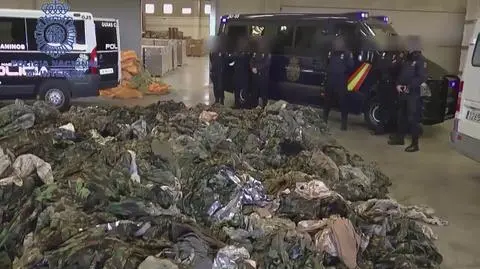 W Hiszpanii przejęto 20 tys. mundurów uszytych dla dżihadystów