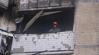 Ostrzał domu mieszkalnego w Kijowie (20.03.2022)