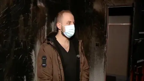 Uratował rodzinę z płonącego mieszkania. "Wolałbym nie być nazywany bohaterem"