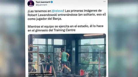 Lewandowski nie trenował z drużyną, ale i tak miał pełne ręce roboty