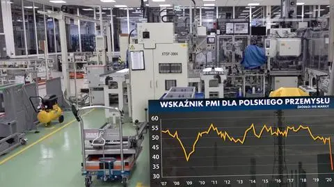 Zapaść w polskim przemyśle. "To jest ściana, która spada bardzo dynamicznie w dół"