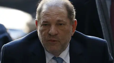 Harvey Weinstein na sali sądowej podczas procesu