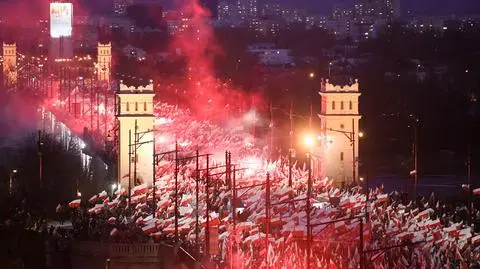 Rasizm na marszu narodowców