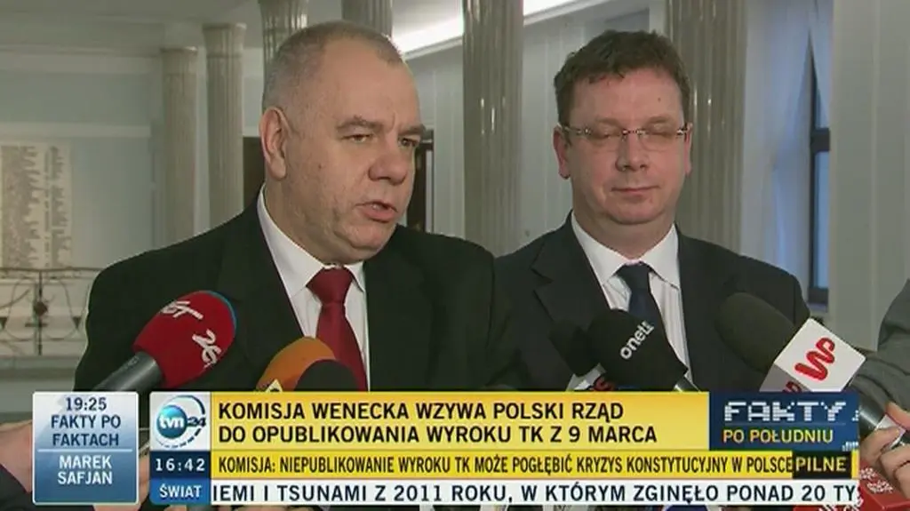 Jacek Sasin po publikacji opinii Komisji Weneckiej