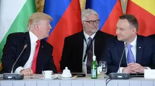 President Andrzej Duda at the summit of the Three Seas