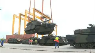 Pierwsze czołgi Abrams w wersji M1A1 w Polsce