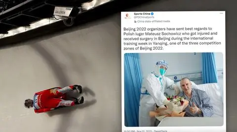 Dobre wieści dla polskiego saneczkarza. Może opuścić szpital