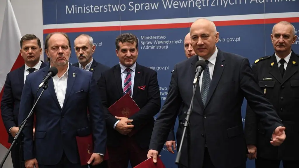 Podziękowania szefa MSWiA Joachima Brudzińskiego