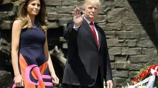 Surprise in Krasinski Square: Melania speaks first