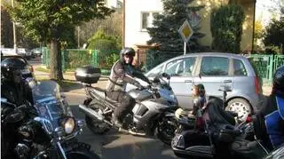 Motocykliści przejechali z Wrocławia do Oleśnicy
