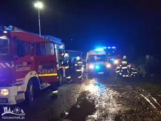 Wypadek autobusu w Trzebiechowie