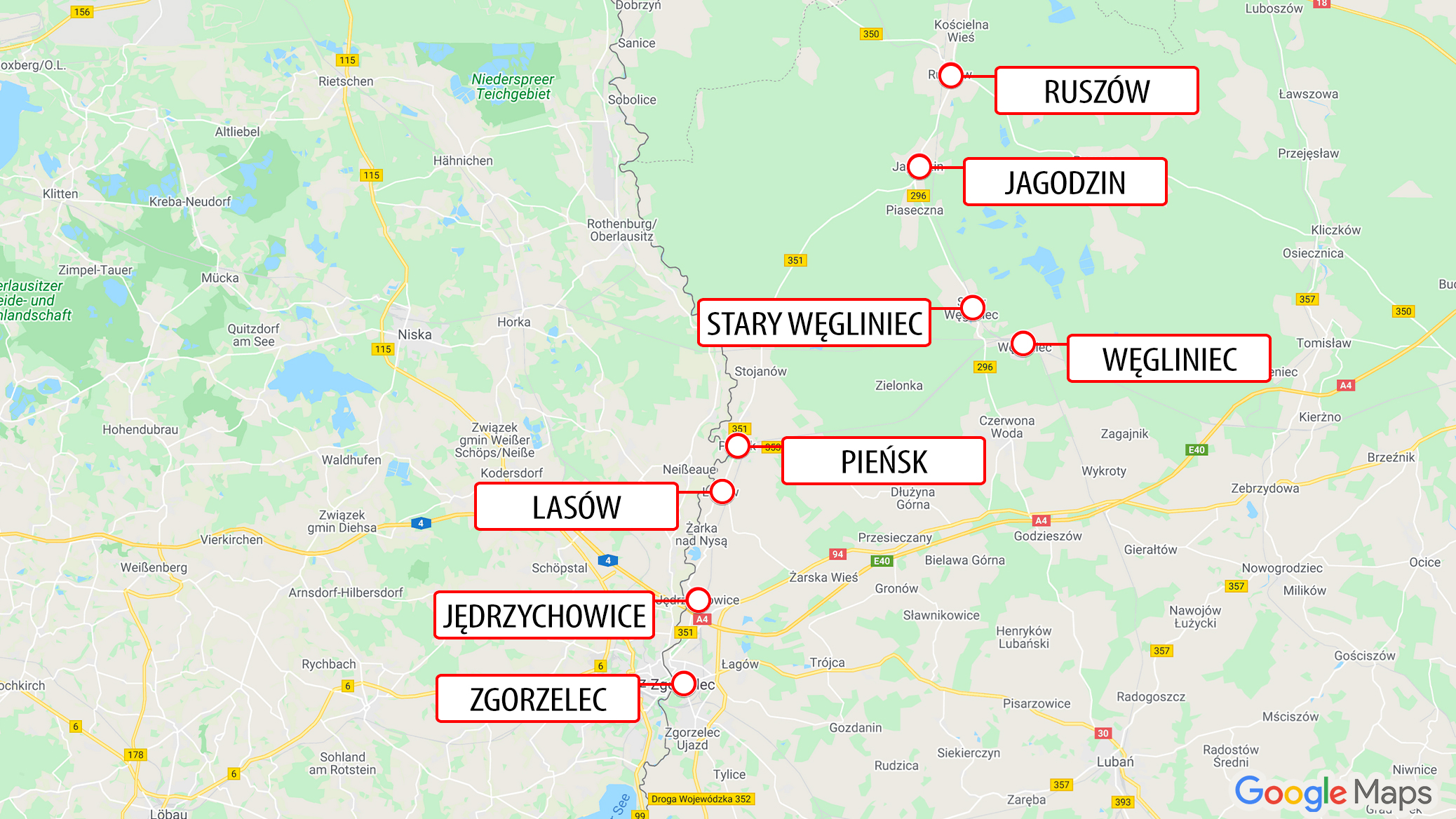 Sanepid w Zgorzelcu szuka pasażerów pociągu relacji Görlitz – Zielona Góra, którzy wysiadali na konkretnych stacjach