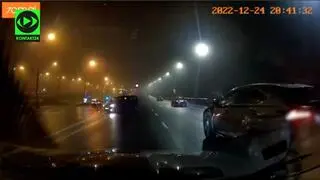 O krok od tragedii. Samochody jechały na czołówkę